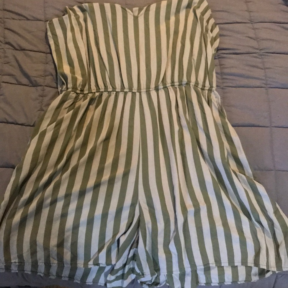 Striped romper
